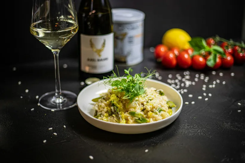 Risotto mit Weißwein
